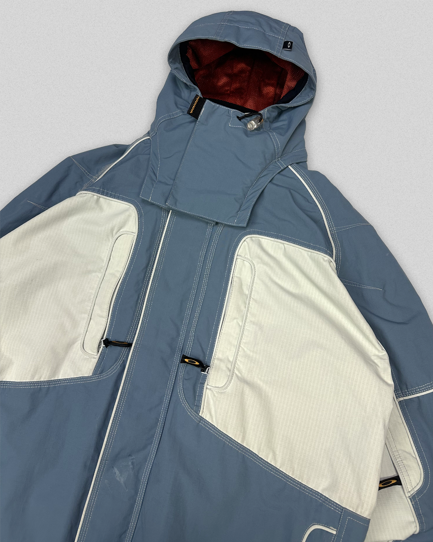 00's Oakley Software 2n1 Contrast Stitch Parka (L)