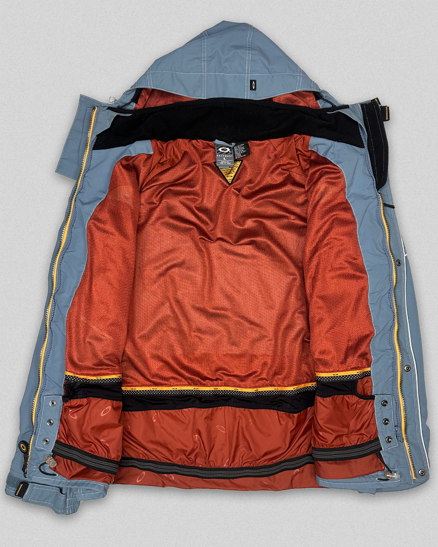 00's Oakley Software 2n1 Contrast Stitch Parka (L)