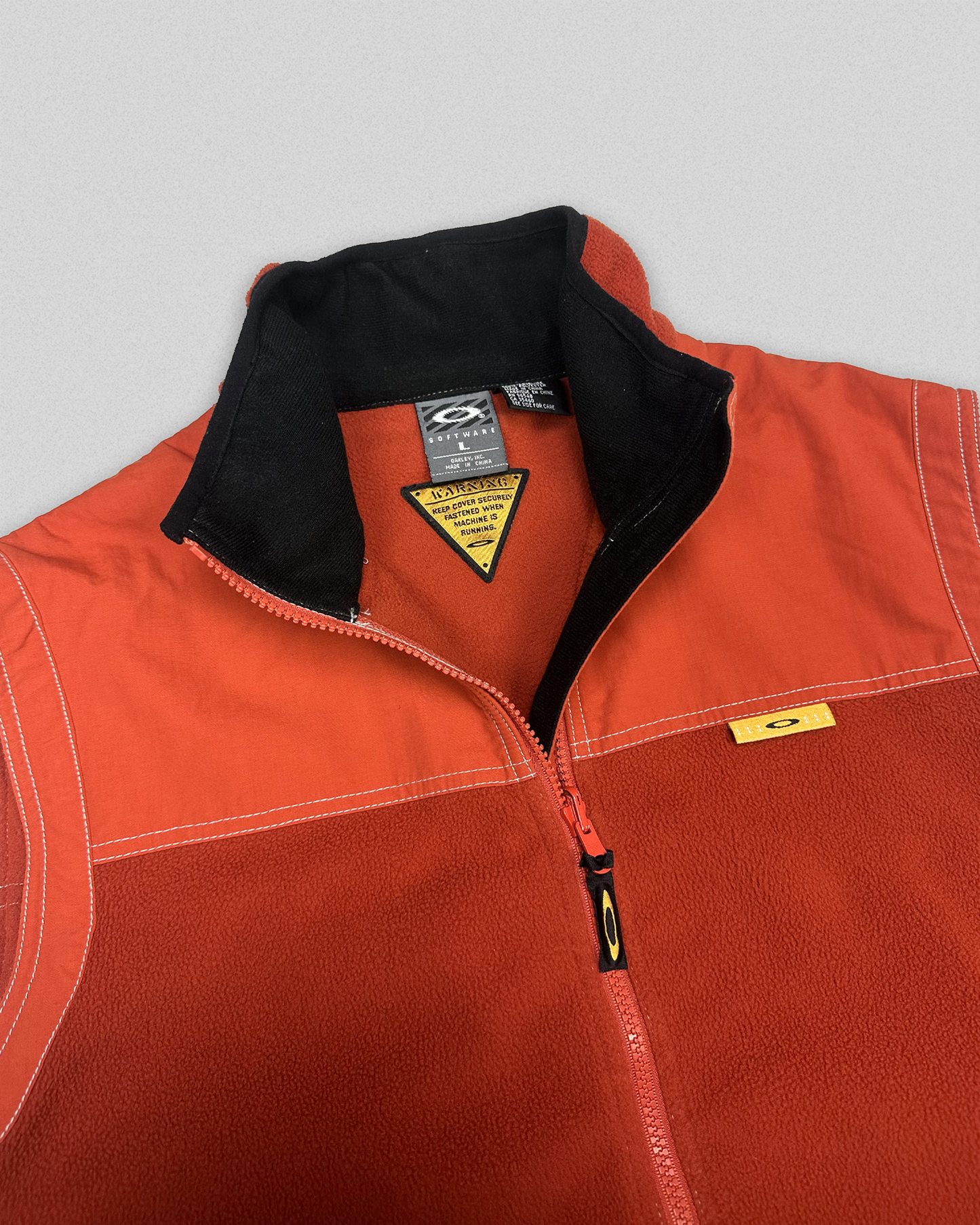 00's Oakley Software 2n1 Contrast Stitch Parka (L)