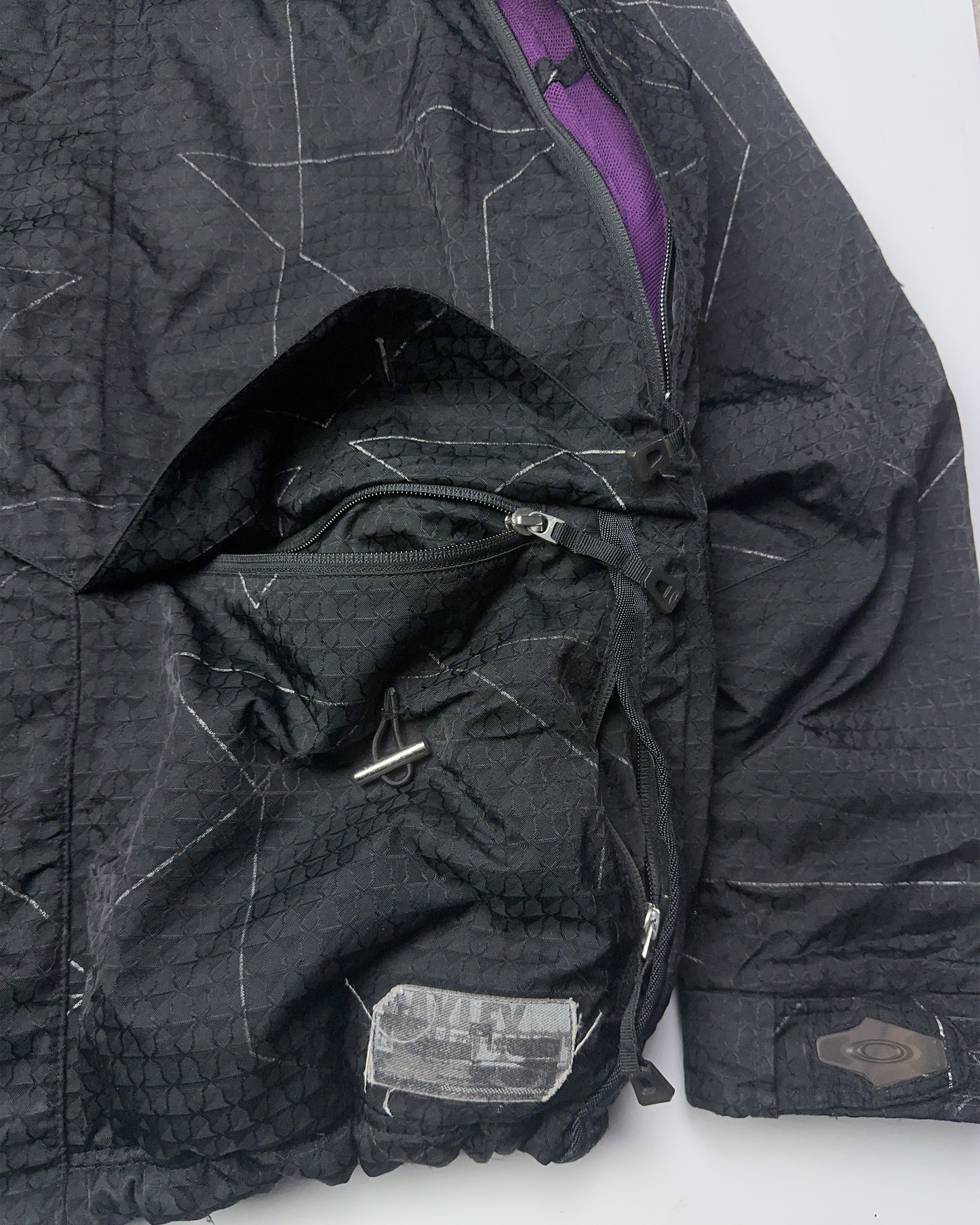 2009 Oakley Geometric Pattern Insulated Jacket (L)